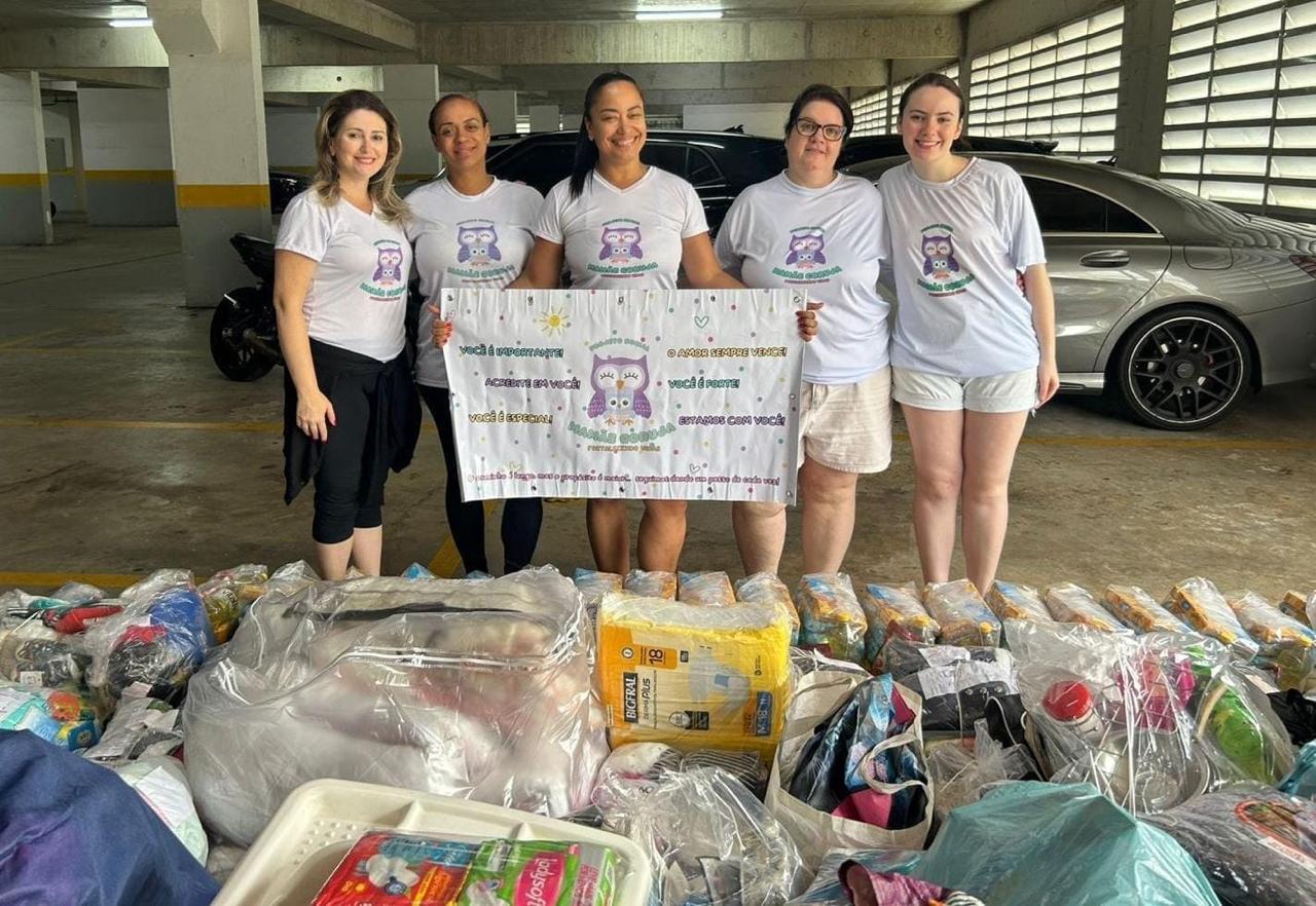 Fotos das organizações de doações